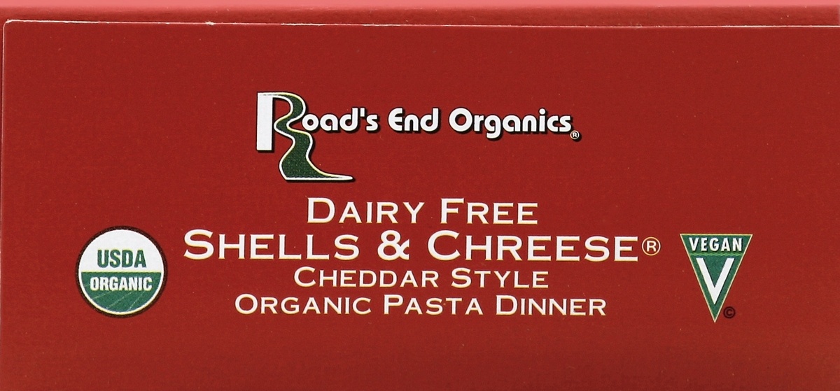 slide 2 of 4, Road's End Organics Cheddar Style Shells And Chreese, 6.5 oz