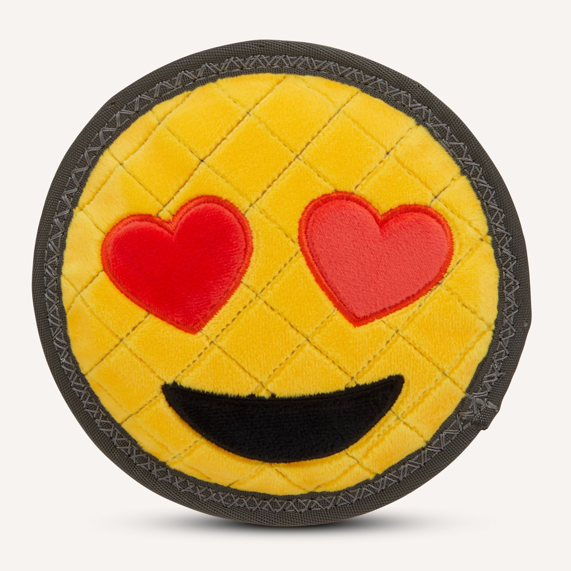 slide 1 of 1, Joyhound Rip Roarin' Tough Heart Eyes Emoji Dog Toy - Squeaker, 1 ct; X small