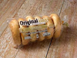 Original Bagel Sesame New York Style Bagels 6 Count
