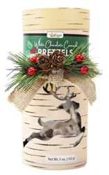 Too Good Gourmet Holiday White Chocolate Covered Pretzels, 5 oz