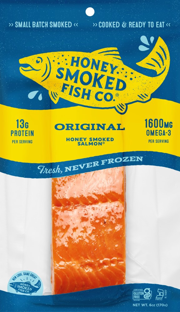 slide 2 of 2, Honey Smoked Fish Co. Original Salmon Filet, 6 oz
