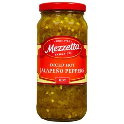 Mezzetta Diced Hot Jalapeño Peppers, 16 fl oz