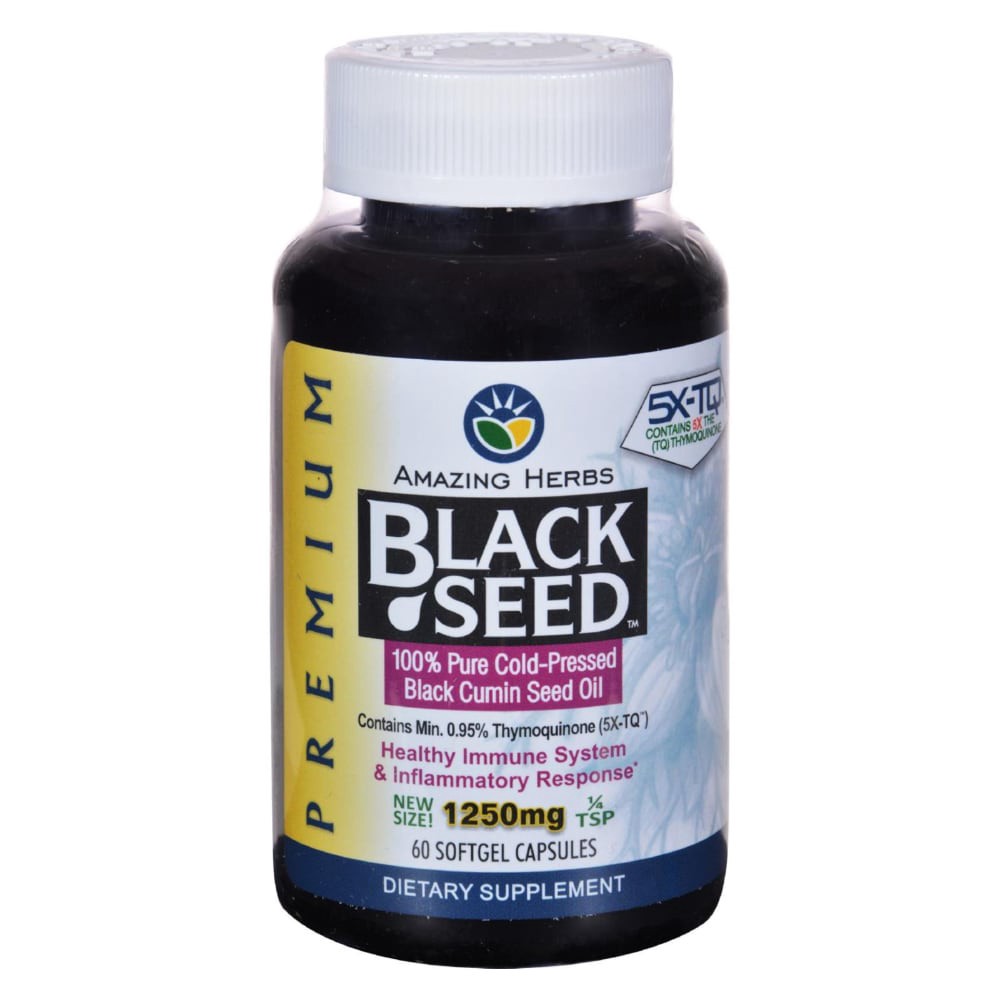 slide 1 of 1, Blk Seed Black Seed Oil Capsul, 60 ct