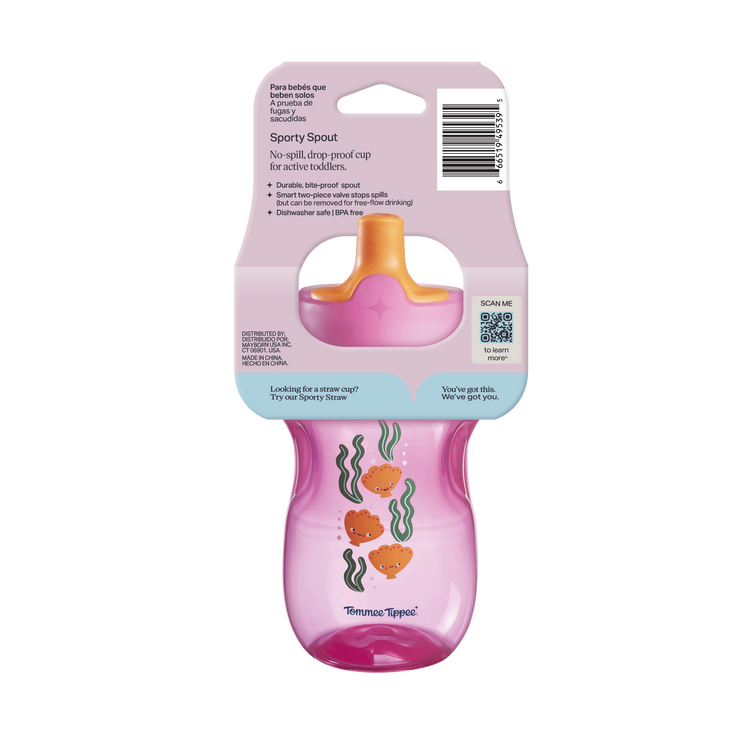 slide 2 of 2, Tommee Tippee 12m+ 10 Fluid Ounce Sportee Bottle 1 ea, 1 ct