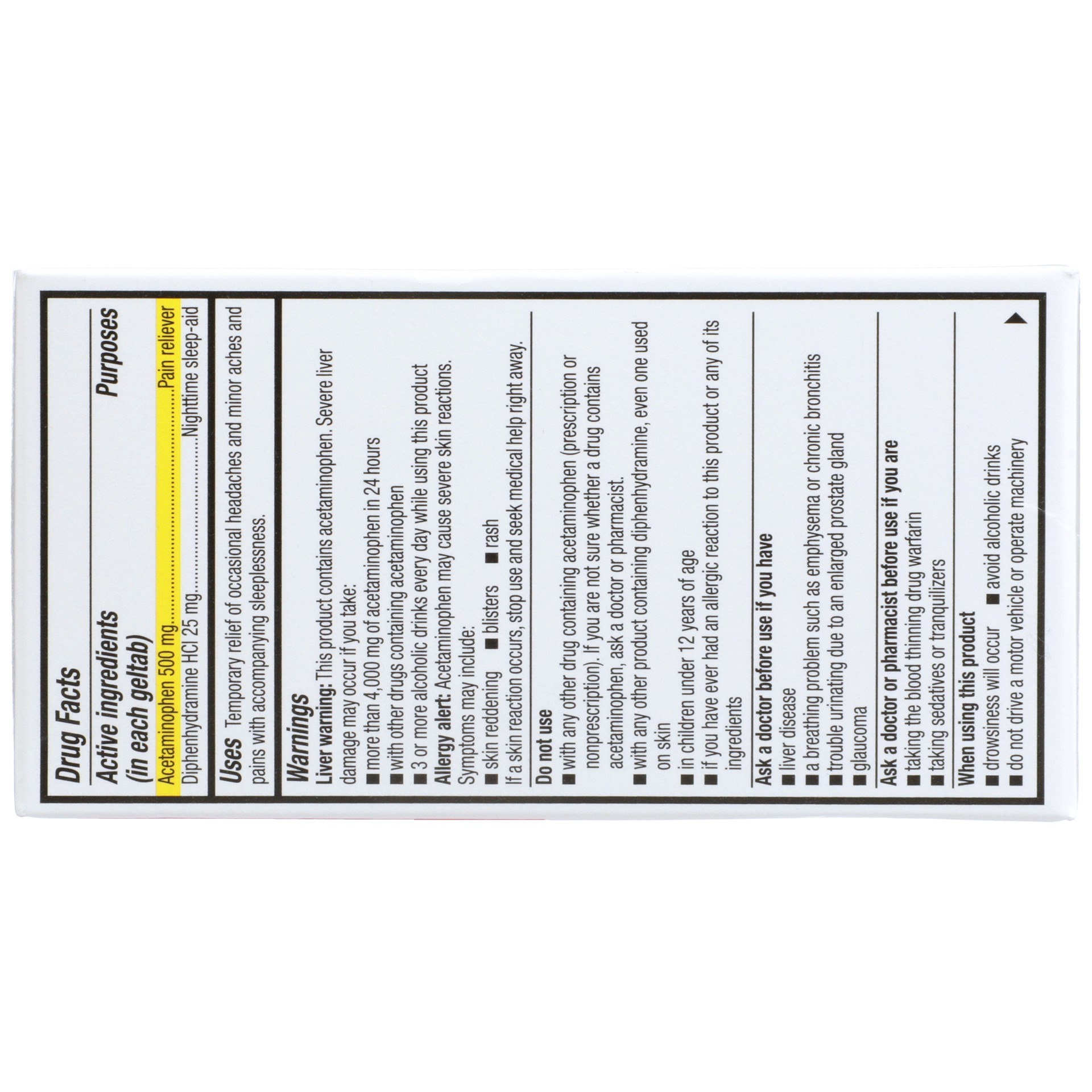 slide 2 of 6, TopCare Health Extra Strength Nighttime Pain Relief PM 100 Geltabs, 100 ct