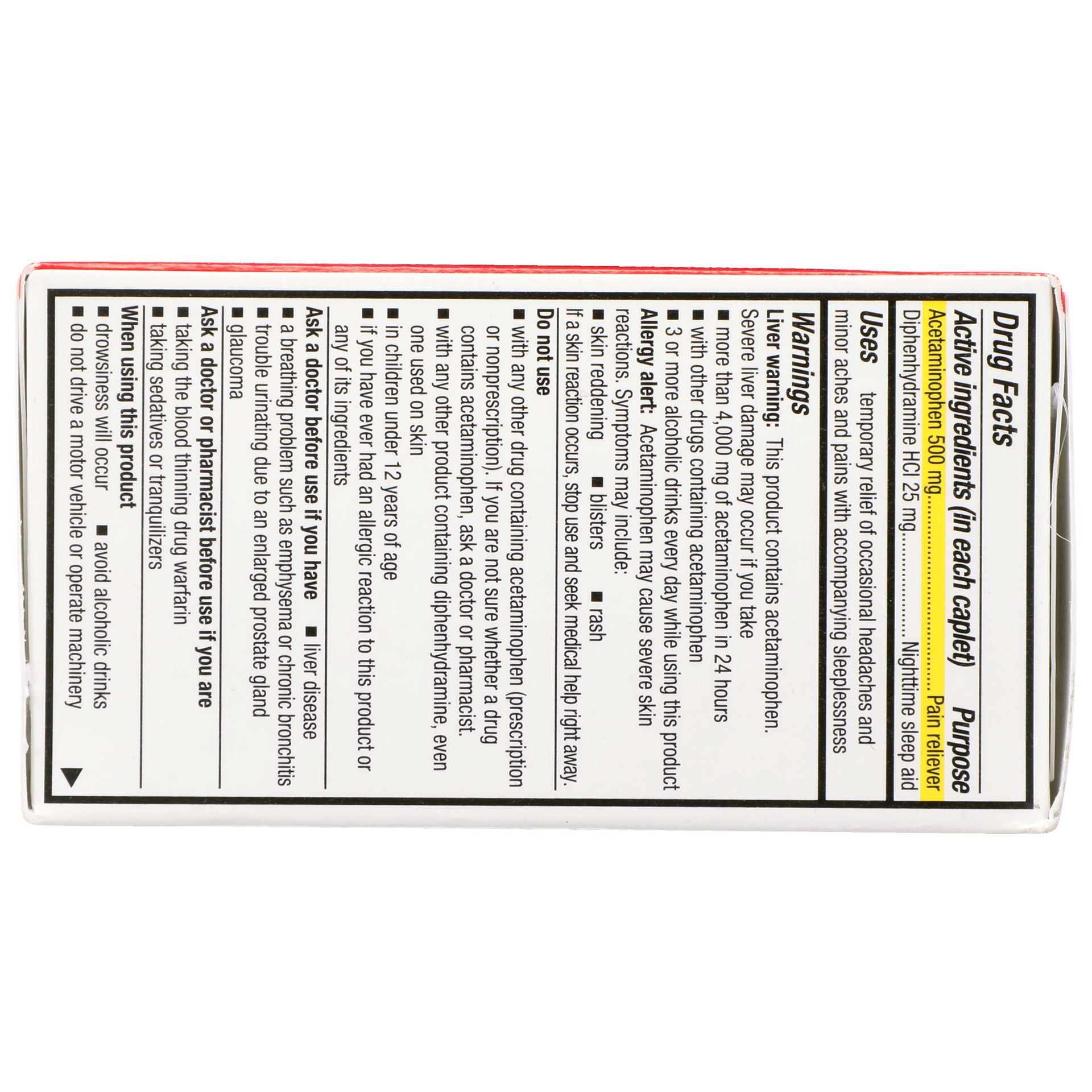 slide 6 of 6, TopCare Health Nighttime Extra Strength Pain Relief PM 100 Caplets, 100 ct