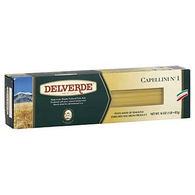 slide 1 of 1, Delverde Capellini, No. 1, 16 oz