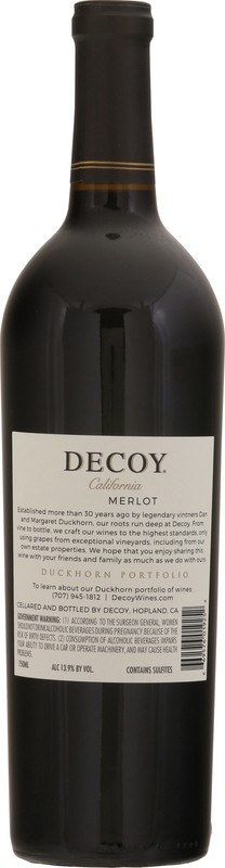 slide 3 of 4, Decoy Merlot, 750 fl oz