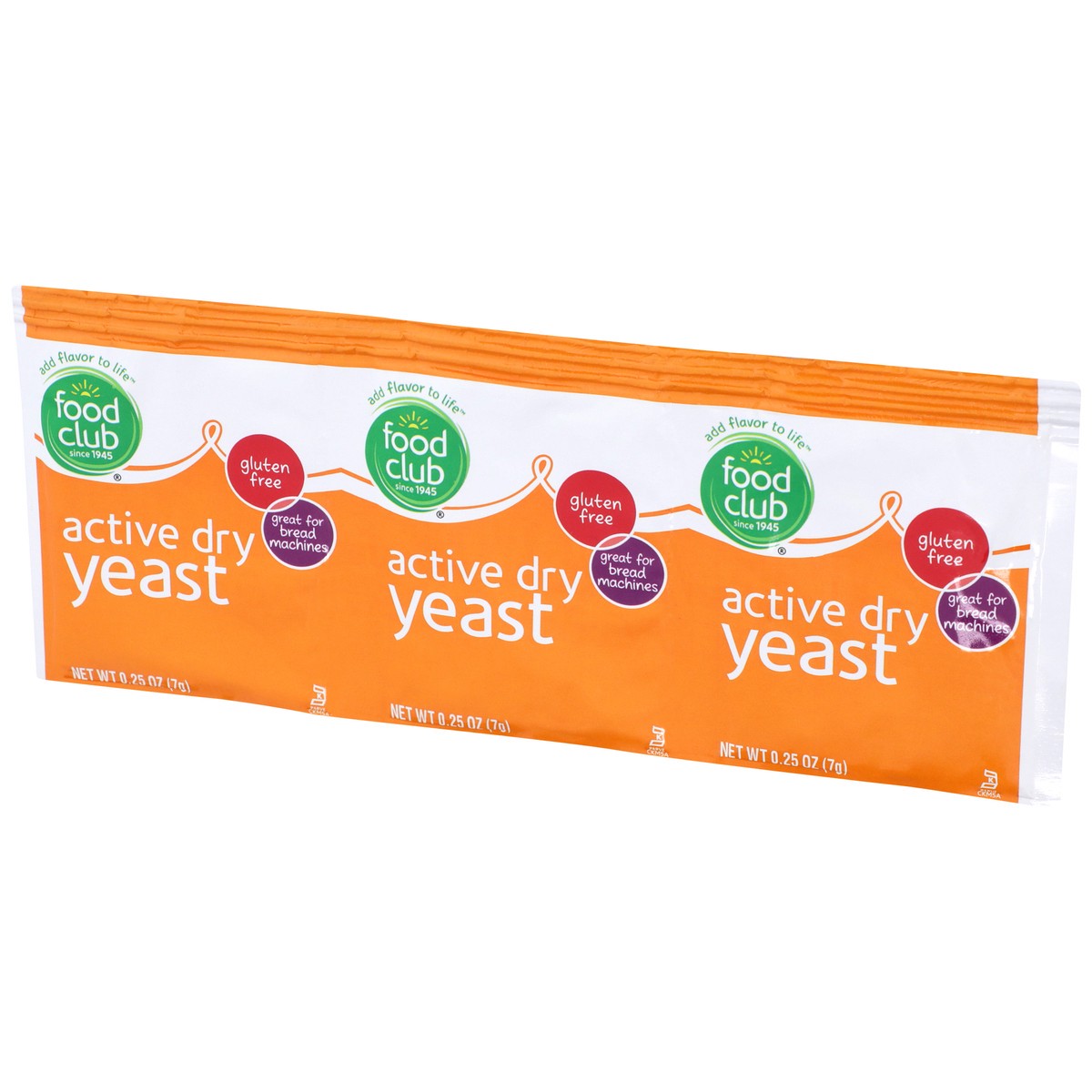slide 4 of 11, Food Club Active Dry Yeast, 0.25 oz