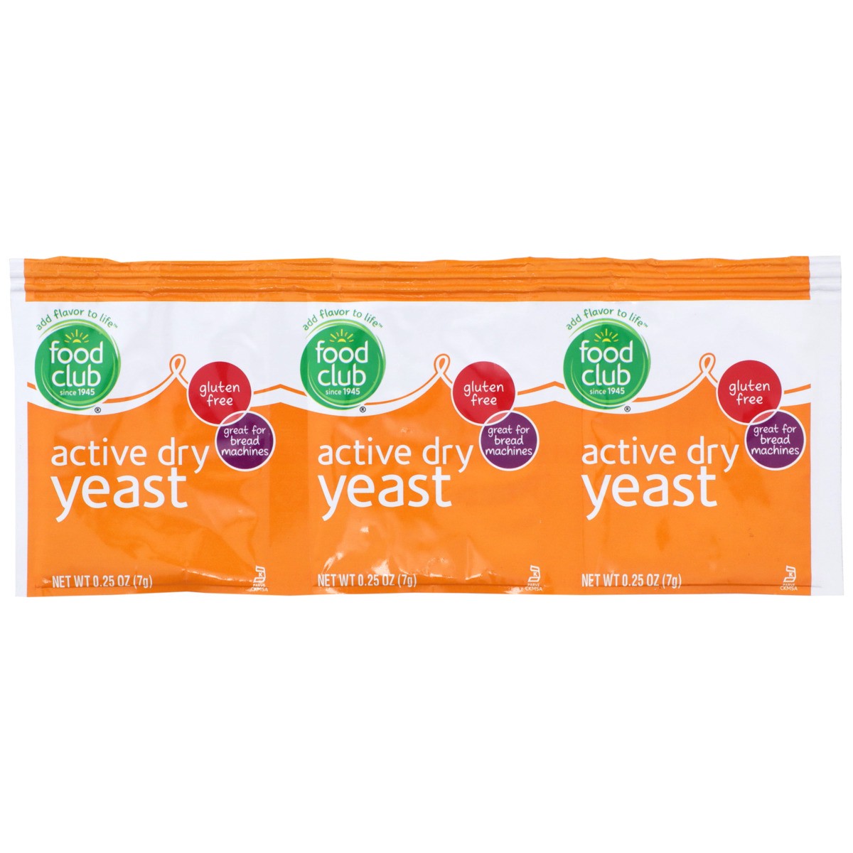 slide 5 of 11, Food Club Active Dry Yeast, 0.25 oz