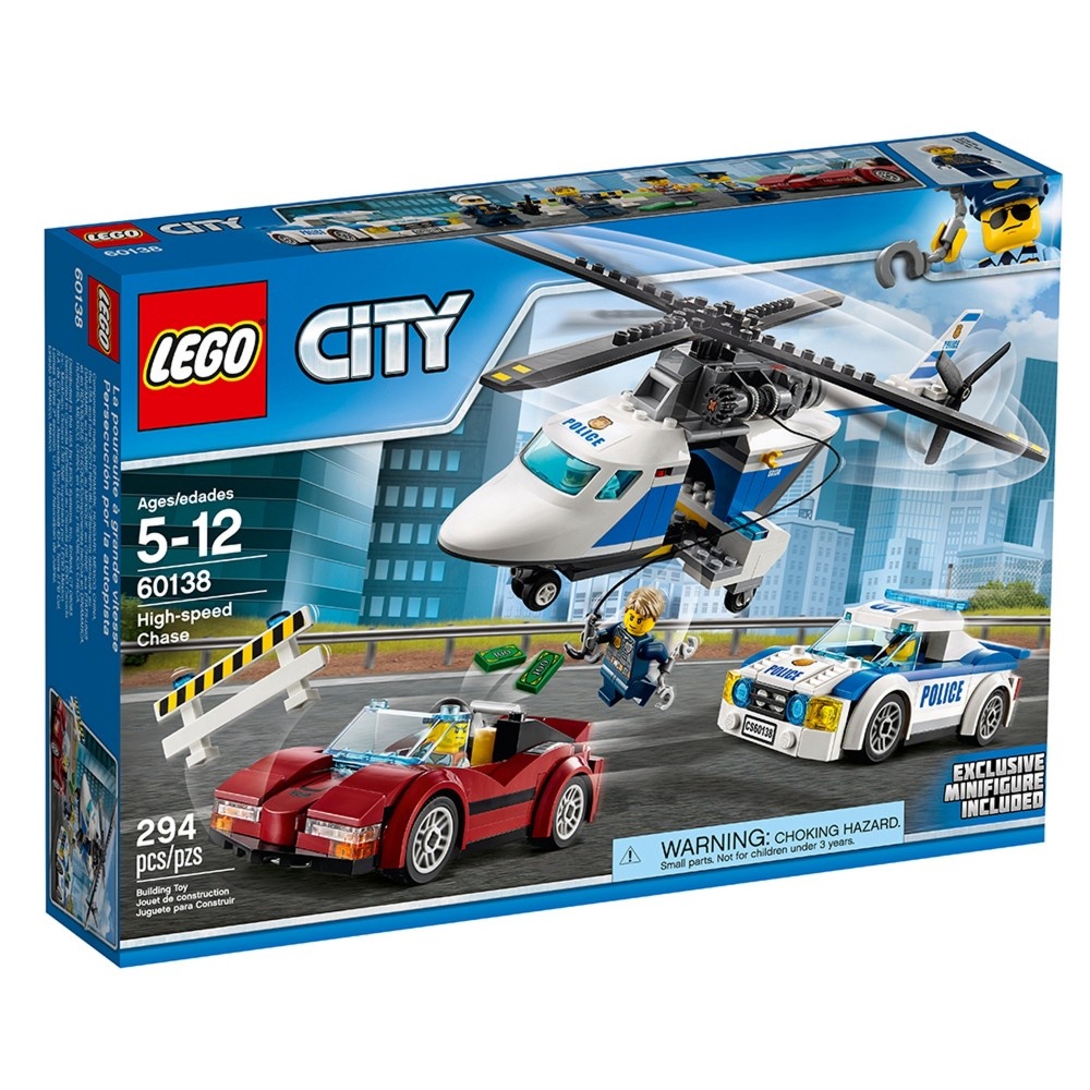 slide 2 of 15, LEGO City Police High-speed Chase 60138, 1 ct