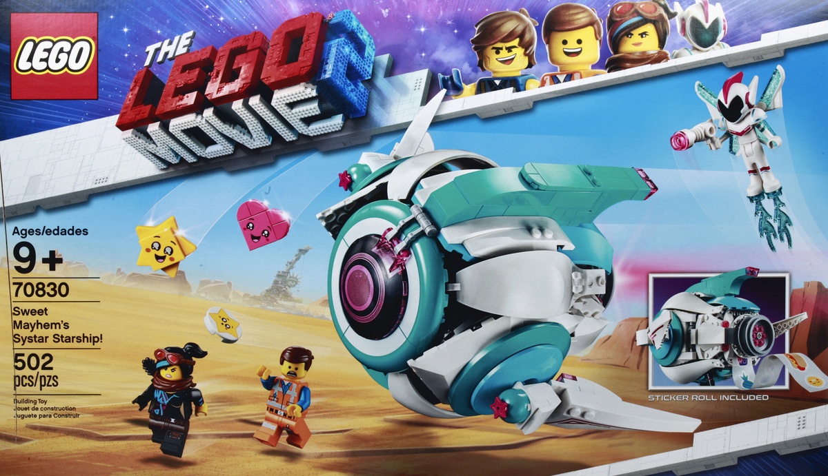 slide 5 of 6, LEGO Movie 2 Sweet Mayhem's Systar Starship!, 1 ct