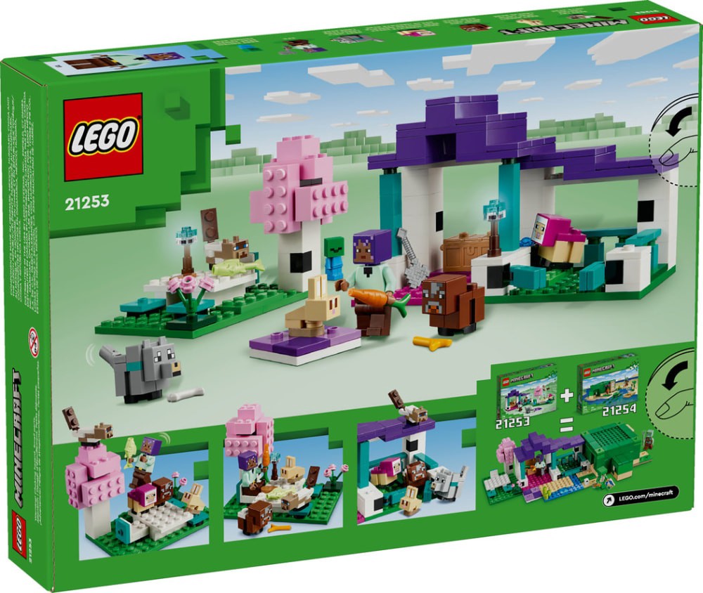 slide 4 of 6, LEGO Minecraft The Animal Sanctuary Set, 1 ct