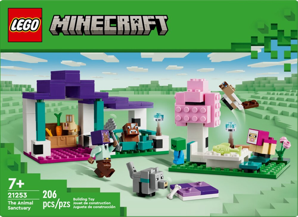 slide 2 of 6, LEGO Minecraft The Animal Sanctuary Set, 1 ct