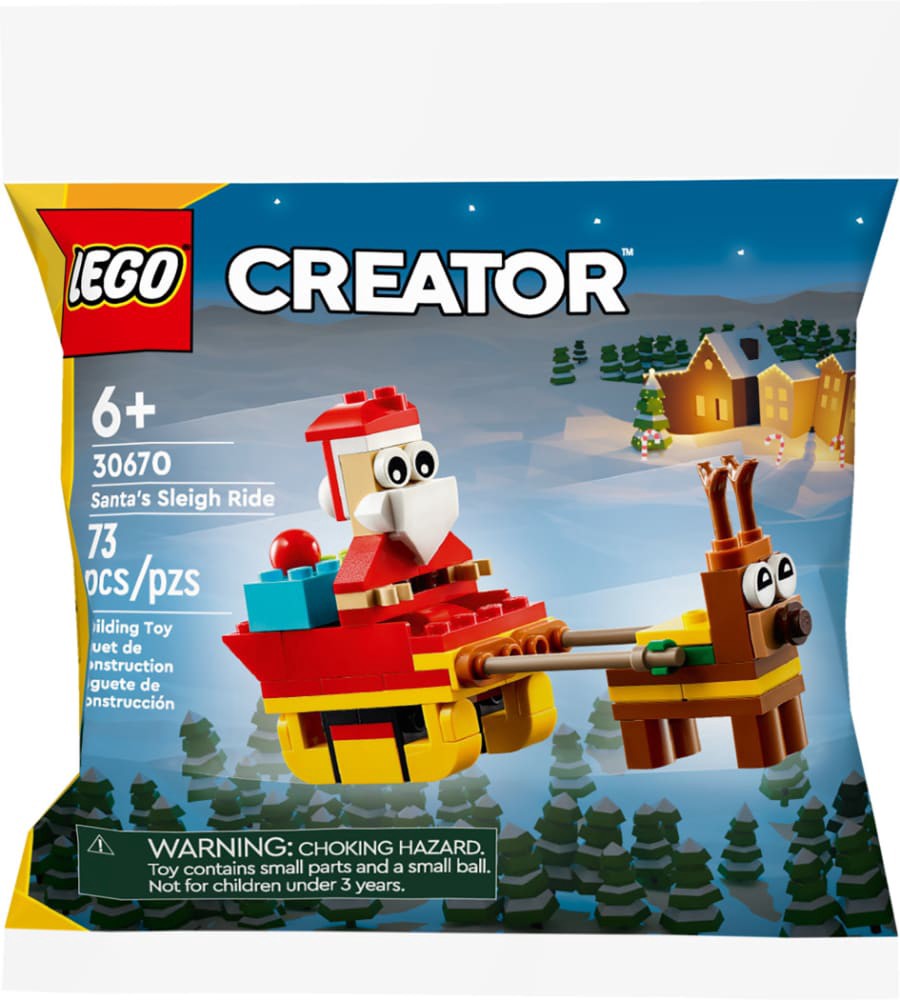 slide 5 of 5, Lego Creator Santa's Sleigh Ride 30670, 1 ct