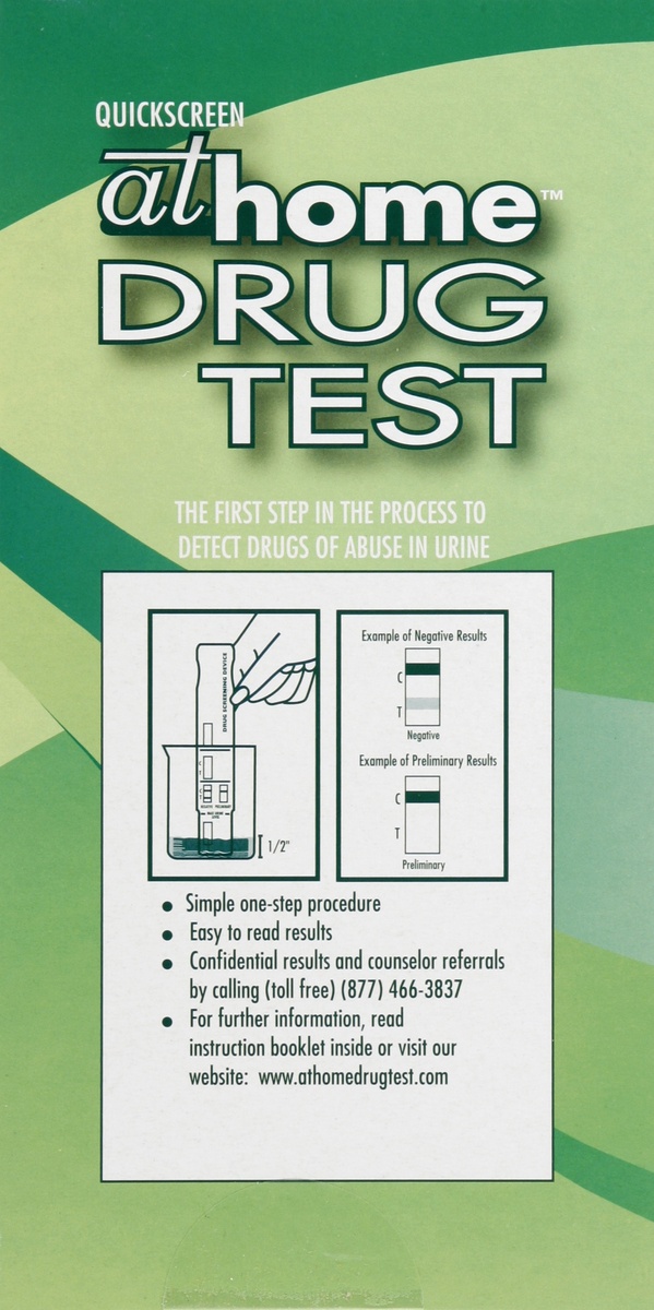 slide 5 of 5, At Home Quickscreen Marijuana Drug Test, 1 ct