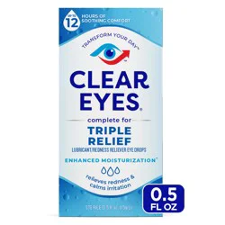 Clear Eyes Triple Action Moisturizing Eye Drops