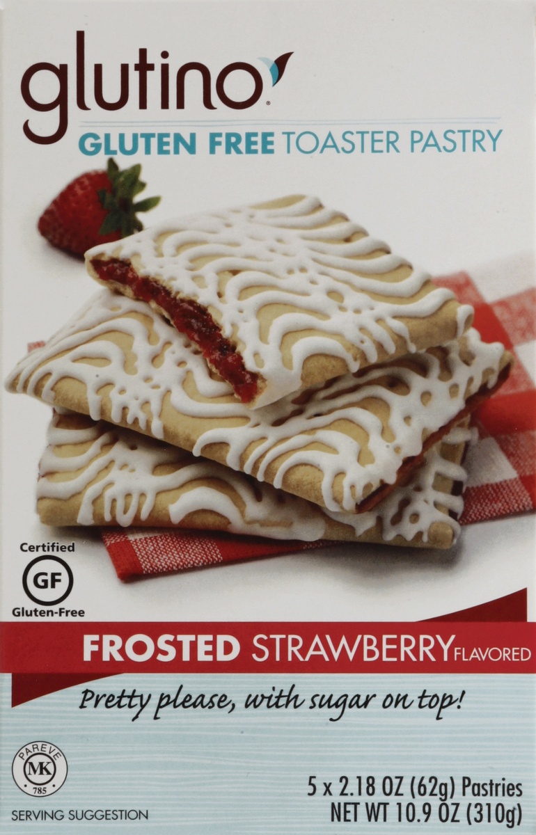 slide 4 of 4, Glutino Gluten Free Frosted Strawberry Toaster Pastries, 5 ct; 2.18 oz