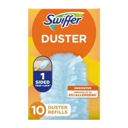 Swiffer Dusters Refill for Cleaning, Feather & Microfiber Duster Alternative, Unscented, 10ct