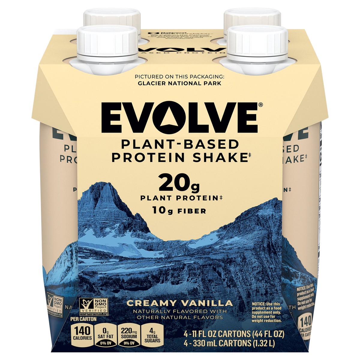 slide 1 of 5, Evolve Protein Shake, 11 fl oz