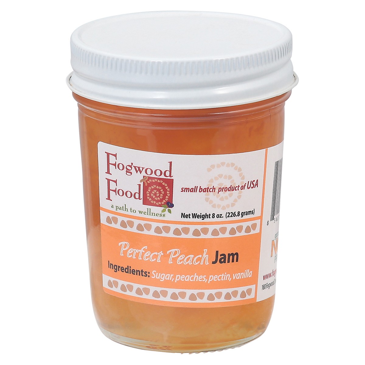 slide 10 of 12, Fogwood Food Perfect Peach Jam - 8 oz, 8 oz