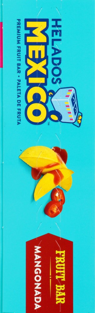 slide 2 of 4, Helados Mexico Premium Mangonada Fruit Bars 6 ea, 6 ct