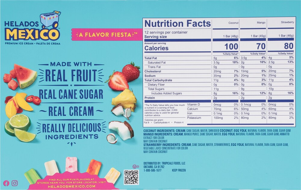 slide 2 of 2, Helados Mexico Minis Variety Pack, 12 ct