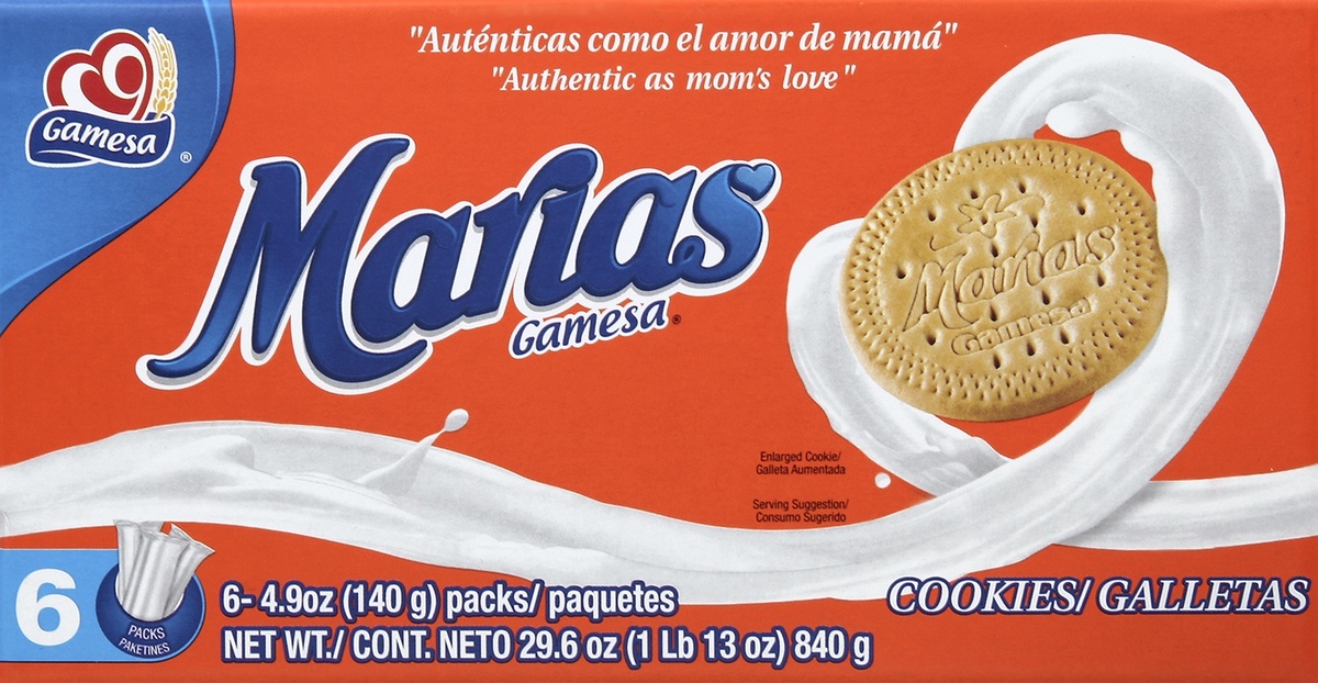 slide 4 of 4, Gamesa Marias Cookies Box, 29.6 oz