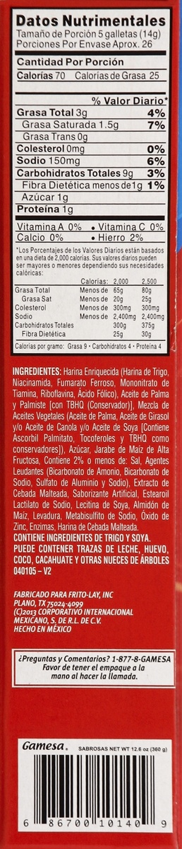 slide 4 of 4, Gamesa Cookies, Regular, 12.6 oz