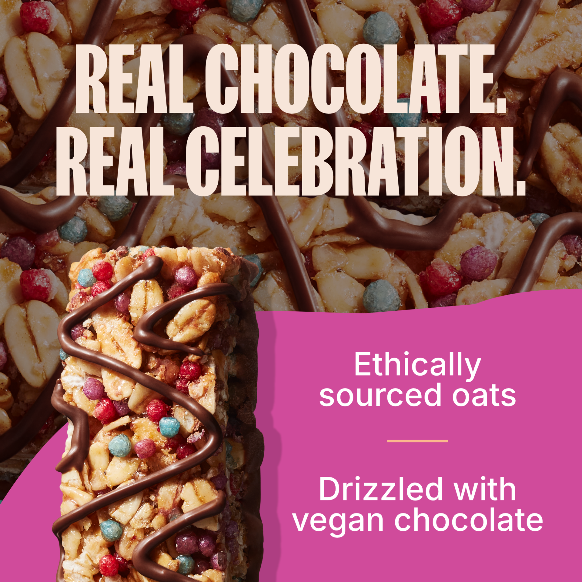 slide 2 of 5, MadeGood Chocolate Drizzled Birthday Cake Flavor Granola Bars 5 - 0.85 oz Bars, 5 ct