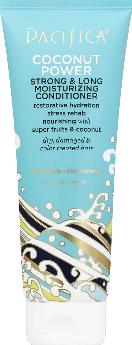 slide 2 of 2, Pacifica Coconut Power Strong & Long Healing Conditioner, 8 fl oz