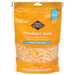 First Street Shredded Cheddar Jack Cheese