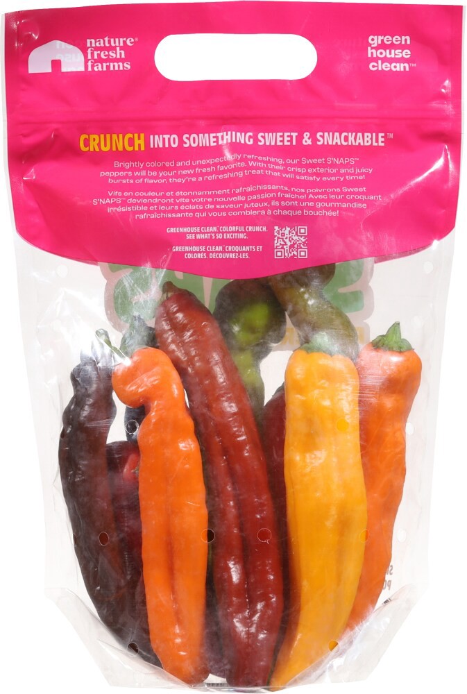 slide 3 of 3, Nature Fresh Farms Sweet Snaps Peppers 1 Each, 1 ct