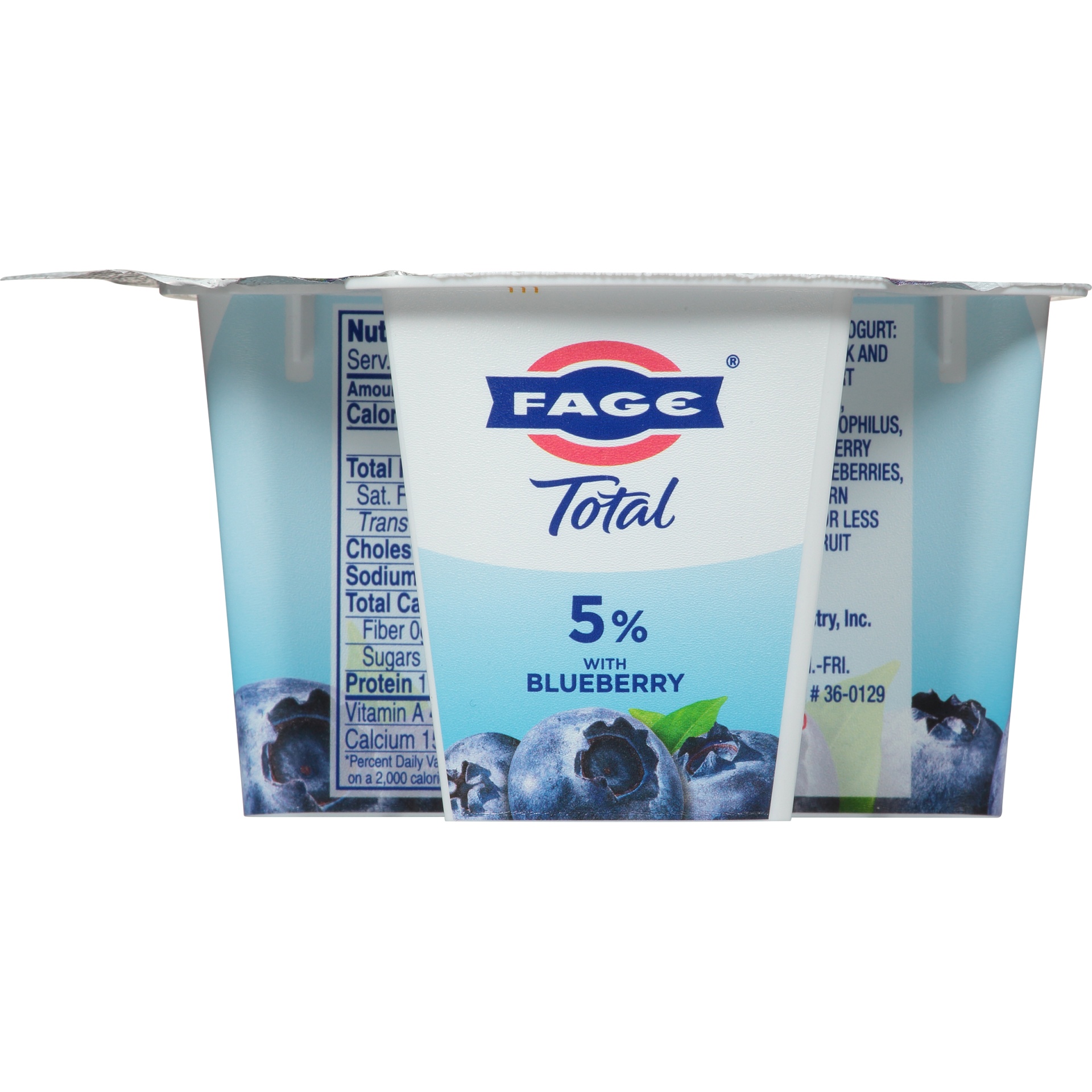 slide 4 of 6, Fage Total Whole Milk Greek Strained Yogurt Blueberry, 5.3 oz