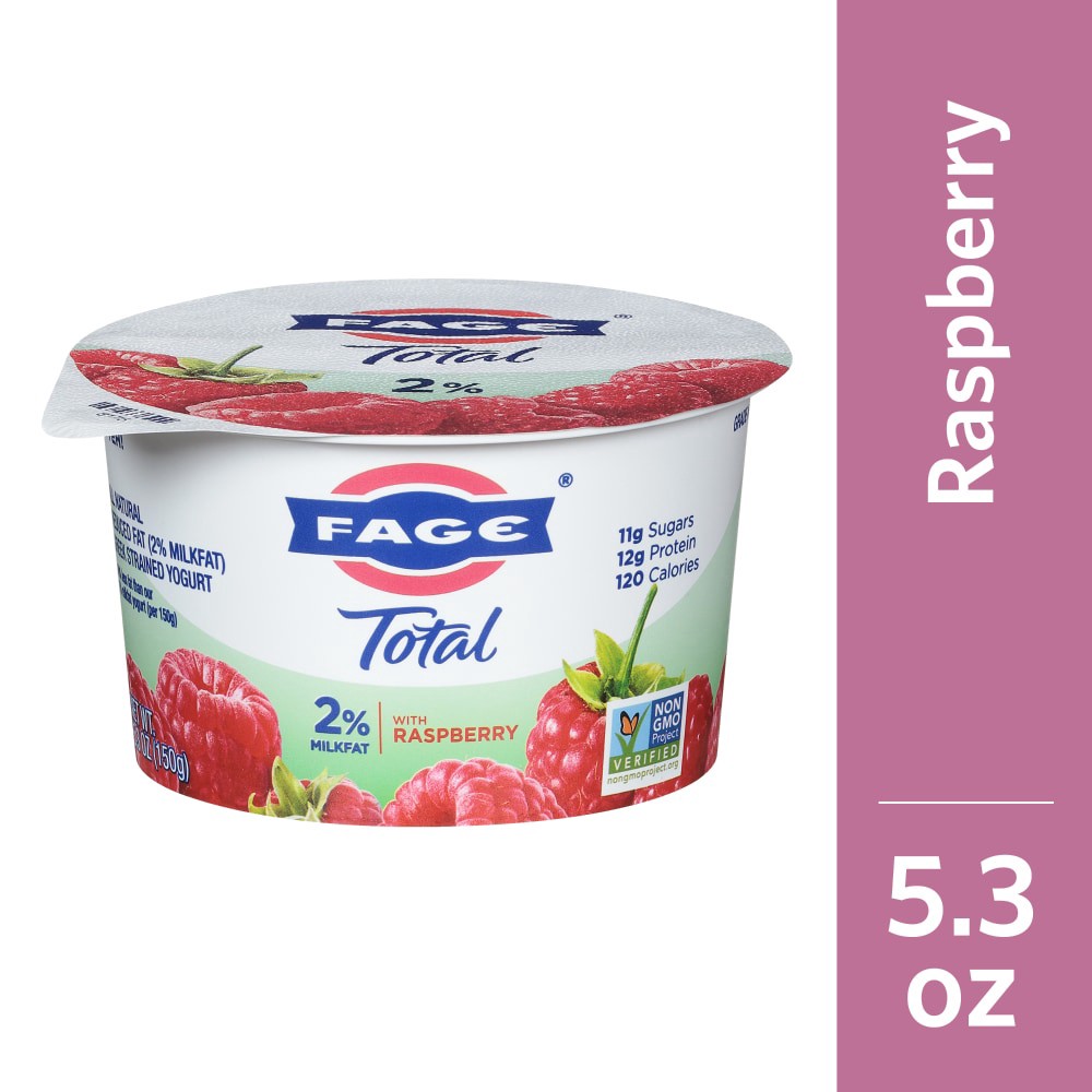 slide 4 of 5, FAGE Total 2% Raspberry 5.3 oz., 5.3 oz