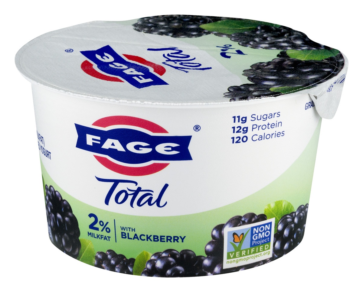 slide 8 of 11, Fage 2% Fat Greek Yogurt With Blackberry, 5.3 oz