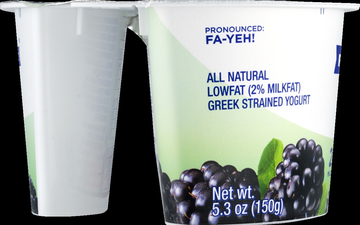 slide 2 of 11, Fage 2% Fat Greek Yogurt With Blackberry, 5.3 oz