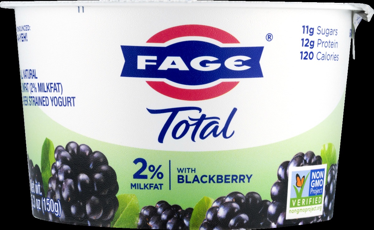 slide 4 of 11, Fage 2% Fat Greek Yogurt With Blackberry, 5.3 oz