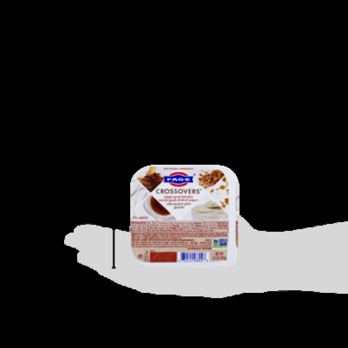 slide 3 of 11, Fage Crossovers Maple Syrup Blended Low-Fat Greek Strained Yogurt With Ancient Grain Granola, 5.3 oz