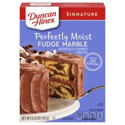 Duncan Hines Fudge Marble Flavored Cake Mix, 15.25 oz.