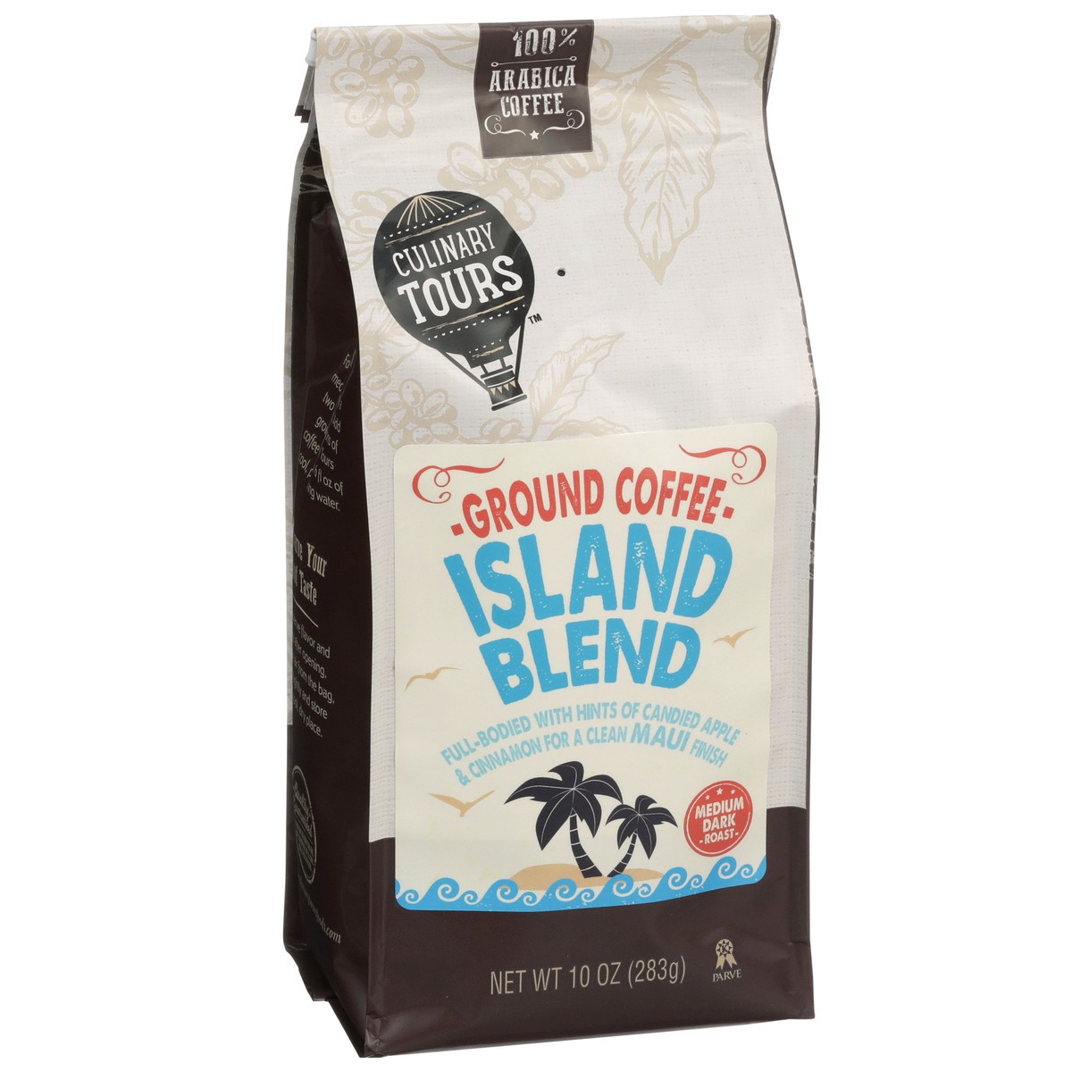 slide 3 of 11, Culinary Tours Medium Dark Roast Island Blend 100% Arabica Ground Coffee, 10 oz