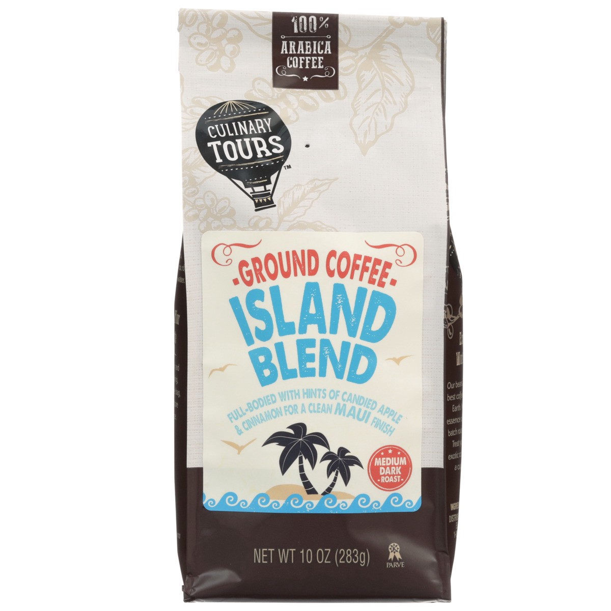 slide 6 of 11, Culinary Tours Medium Dark Roast Island Blend 100% Arabica Ground Coffee, 10 oz
