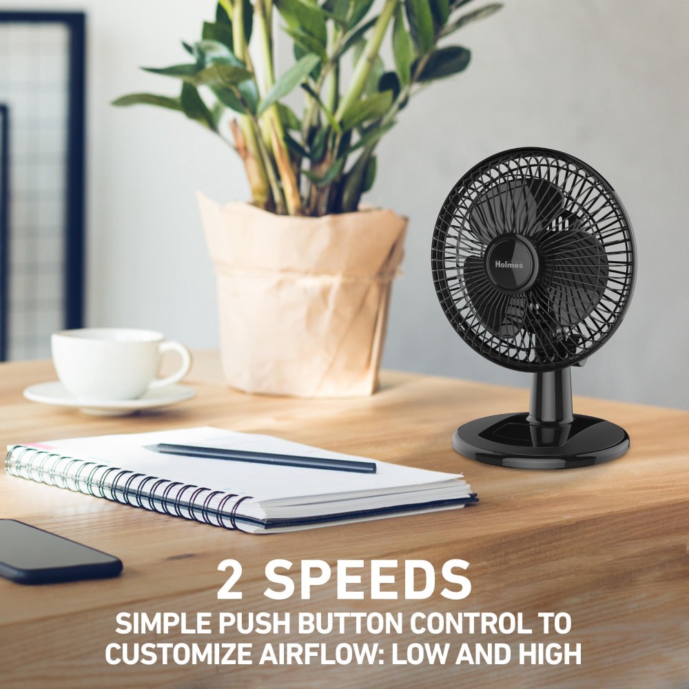 slide 4 of 6, Holmes® 6 Inch Table Fan, 1 ct