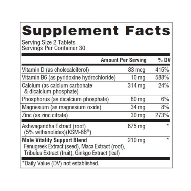 slide 4 of 5, Ageless Male Vitamins, 60 ct