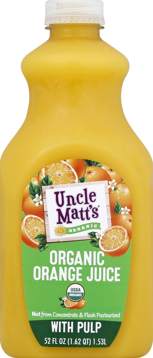 slide 4 of 4, Uncle Matts Organic Organic Orange Juice With Pulp, 52 oz