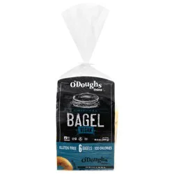O'Doughs Thins Vegan Original Bagels 6 Each