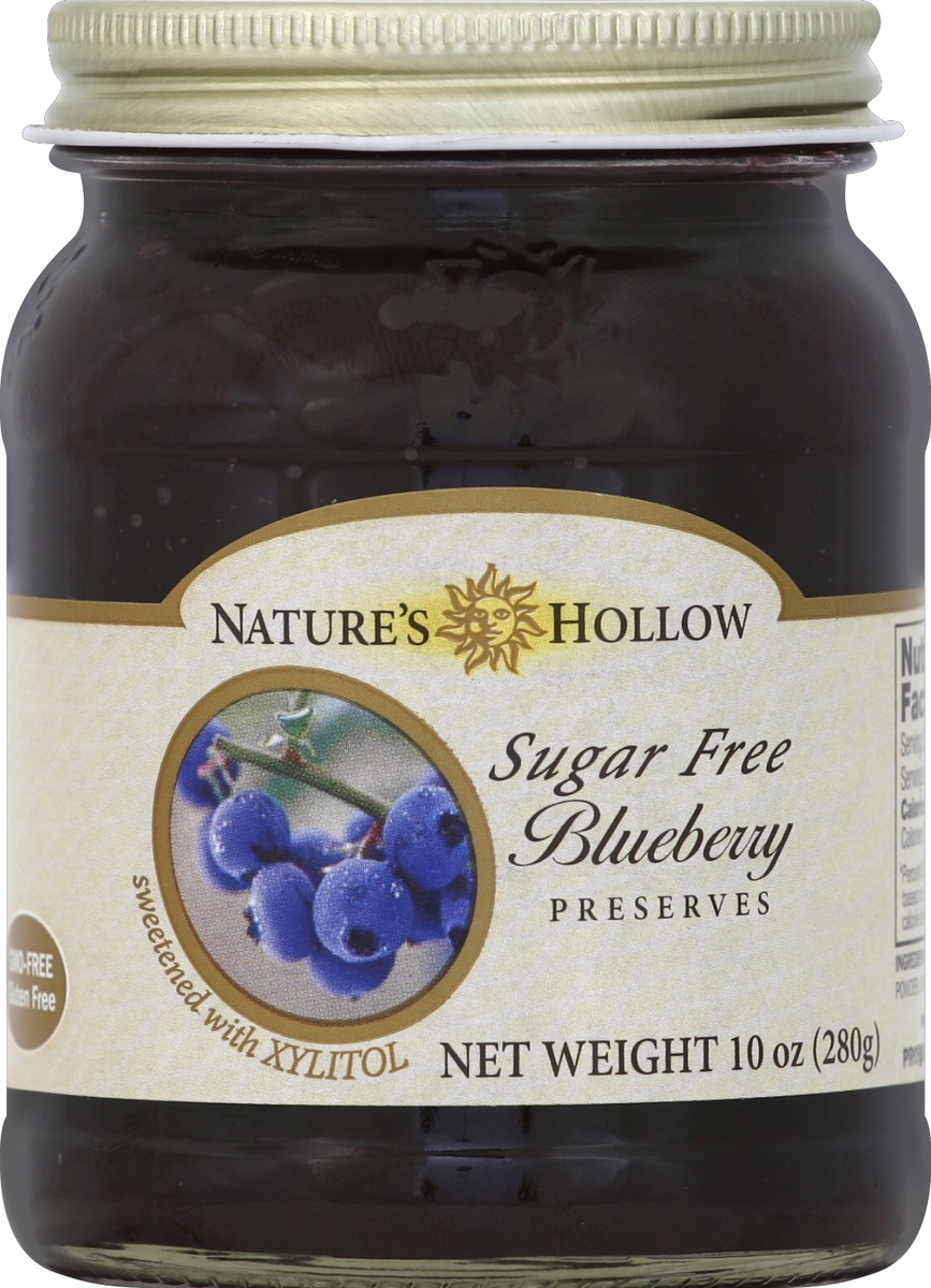 slide 2 of 2, Nature's Hollow Sugar Free Blueberry Jam, 10 oz