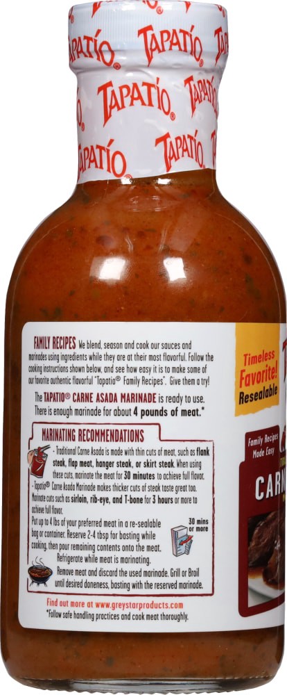 slide 4 of 4, Tapatio Traditional Carne Asada Marinade 12.3 oz, 12.3 oz