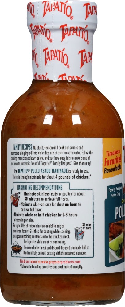 slide 4 of 4, Tapatio Pollo Asado Citrus Marinade 12.8 oz, 12.8 oz