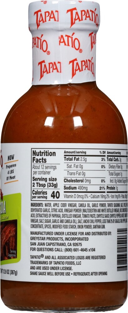 slide 2 of 4, Tapatio Barbacoa Red Chile Cooking Sauce, 12.9 oz